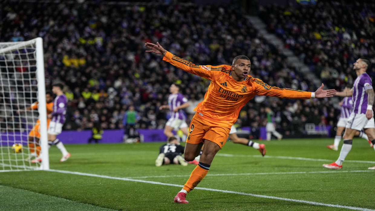 Mbappe's hat-trick leads Real Madrid to victory over Valladolid
